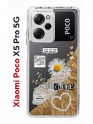 Чехол-накладка Xiaomi Poco X5 Pro 5G (641594) Kruche PRINT Крафтовые наклейки