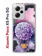 Чехол-накладка Xiaomi Poco X5 Pro 5G (641594) Kruche PRINT Цветочный шар