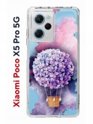 Чехол-накладка Xiaomi Poco X5 Pro 5G (641594) Kruche PRINT Цветочный шар