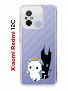 Чехол-накладка Xiaomi Redmi 12C (641591) Kruche PRINT Angel Demon