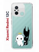 Чехол-накладка Xiaomi Redmi 12C (641591) Kruche PRINT Angel Demon