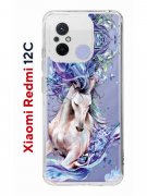 Чехол-накладка Xiaomi Redmi 12C (641591) Kruche PRINT Грация