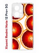 Чехол-накладка Xiaomi Redmi Note 12 Pro+ 5G (641592) Kruche PRINT Orange