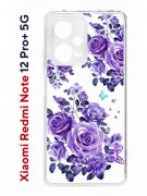 Чехол-накладка Xiaomi Redmi Note 12 Pro+ 5G (641592) Kruche PRINT Roses