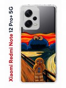 Чехол-накладка Xiaomi Redmi Note 12 Pro+ 5G (641592) Kruche PRINT Cookie Scream