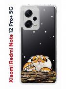 Чехол-накладка Xiaomi Redmi Note 12 Pro+ 5G Kruche Print тигр первый снег