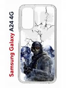 Чехол-накладка Samsung Galaxy A24 4G Kruche Print Call of Duty