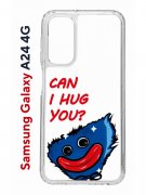 Чехол-накладка Samsung Galaxy A24 4G (641586) Kruche PRINT CAN I HUG YOU