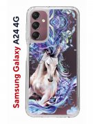 Чехол-накладка Samsung Galaxy A24 4G (641586) Kruche PRINT Грация