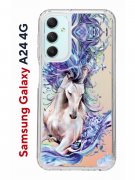 Чехол-накладка Samsung Galaxy A24 4G (641586) Kruche PRINT Грация