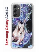 Чехол-накладка Samsung Galaxy A24 4G (641586) Kruche PRINT Грация