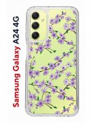 Чехол-накладка Samsung Galaxy A24 4G (641586) Kruche PRINT Сакура