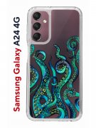 Чехол-накладка Samsung Galaxy A24 4G (641586) Kruche PRINT Щупальца