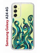 Чехол-накладка Samsung Galaxy A24 4G (641586) Kruche PRINT Щупальца