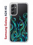 Чехол-накладка Samsung Galaxy A24 4G (641586) Kruche PRINT Щупальца