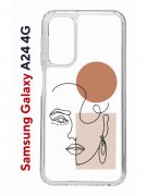 Чехол-накладка Samsung Galaxy A24 4G (641586) Kruche PRINT Эскиз