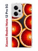 Чехол-накладка Xiaomi Redmi Note 12 Pro 5G Kruche Print Orange