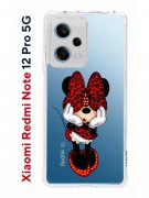 Чехол-накладка Xiaomi Redmi Note 12 Pro 5G (641590) Kruche PRINT Минни