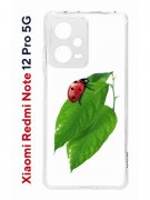 Чехол-накладка Xiaomi Redmi Note 12 Pro 5G (641590) Kruche PRINT Ladybug