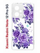 Чехол-накладка Xiaomi Redmi Note 12 Pro 5G Kruche Print Roses