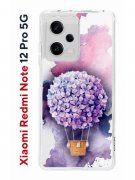 Чехол-накладка Xiaomi Redmi Note 12 Pro 5G (641590) Kruche PRINT Цветочный шар