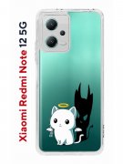 Чехол-накладка Xiaomi Redmi Note 12 5G/Poco X5 5G Kruche Print Angel Demon