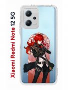 Чехол-накладка Xiaomi Redmi Note 12 5G (641593) Kruche PRINT Дилюк Геншин