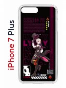 Чехол-накладка Apple iPhone 7 Plus (580664) Kruche PRINT Лини Геншин