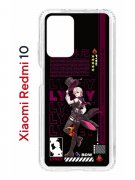 Чехол-накладка Xiaomi Redmi 10 (612846) Kruche PRINT Лини Геншин