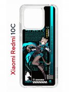 Чехол-накладка Xiaomi Redmi 10C (623779) Kruche PRINT Линнет Геншин