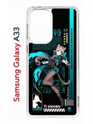 Чехол-накладка Samsung Galaxy A33 (630895) Kruche PRINT Линнет Геншин