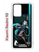 Чехол-накладка Xiaomi Redmi 10 (612846) Kruche PRINT Линнет Геншин