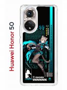 Чехол-накладка Huawei Honor 50 (610635) Kruche PRINT Линнет Геншин
