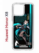 Чехол-накладка Huawei Honor X8 4G (638517) Kruche PRINT Линнет Геншин