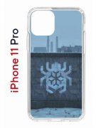 Чехол-накладка Apple iPhone 11 Pro (580658) Kruche PRINT Граффити Паук