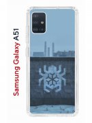 Чехол-накладка Samsung Galaxy A51 (582691) Kruche PRINT Граффити Паук