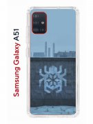Чехол-накладка Samsung Galaxy A51 (582691) Kruche PRINT Граффити Паук