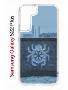 Чехол-накладка Samsung Galaxy S22 Plus (610634) Kruche PRINT Граффити Паук