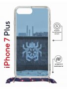 Чехол-накладка Apple iPhone 7 Plus (626142) Kruche PRINT Граффити Паук