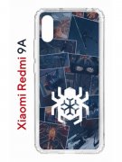 Чехол-накладка Xiaomi Redmi 9A (588935) Kruche PRINT Комикс Паук 2