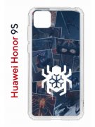 Чехол-накладка Huawei Honor 9S  (588929) Kruche PRINT Комикс Паук 2