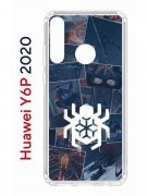 Чехол-накладка Huawei Y6p 2020 (588946) Kruche PRINT Комикс Паук 2
