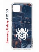 Чехол-накладка Samsung Galaxy A22 5G (625952) Kruche PRINT Комикс Паук 2