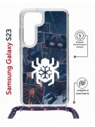 Чехол-накладка Samsung Galaxy S23 (638523) Kruche PRINT Комикс Паук 2