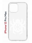 Чехол-накладка iPhone 12 Pro Max Kruche Print Лого Северный Паук 2