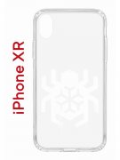 Чехол-накладка Apple iPhone XR (580656) Kruche PRINT Лого Северный Паук 2