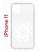 Чехол-накладка Apple iPhone 11 (580676) Kruche PRINT Лого Северный Паук 2