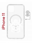 Чехол-накладка iPhone 11 Kruche Magnet Print Лого Северный Паук 2