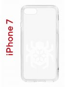 Чехол-накладка Apple iPhone 7 (580667) Kruche PRINT Лого Северный Паук 2