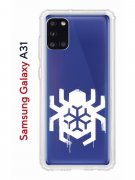 Чехол-накладка Samsung Galaxy A31 (587679) Kruche PRINT Лого Северный Паук 2